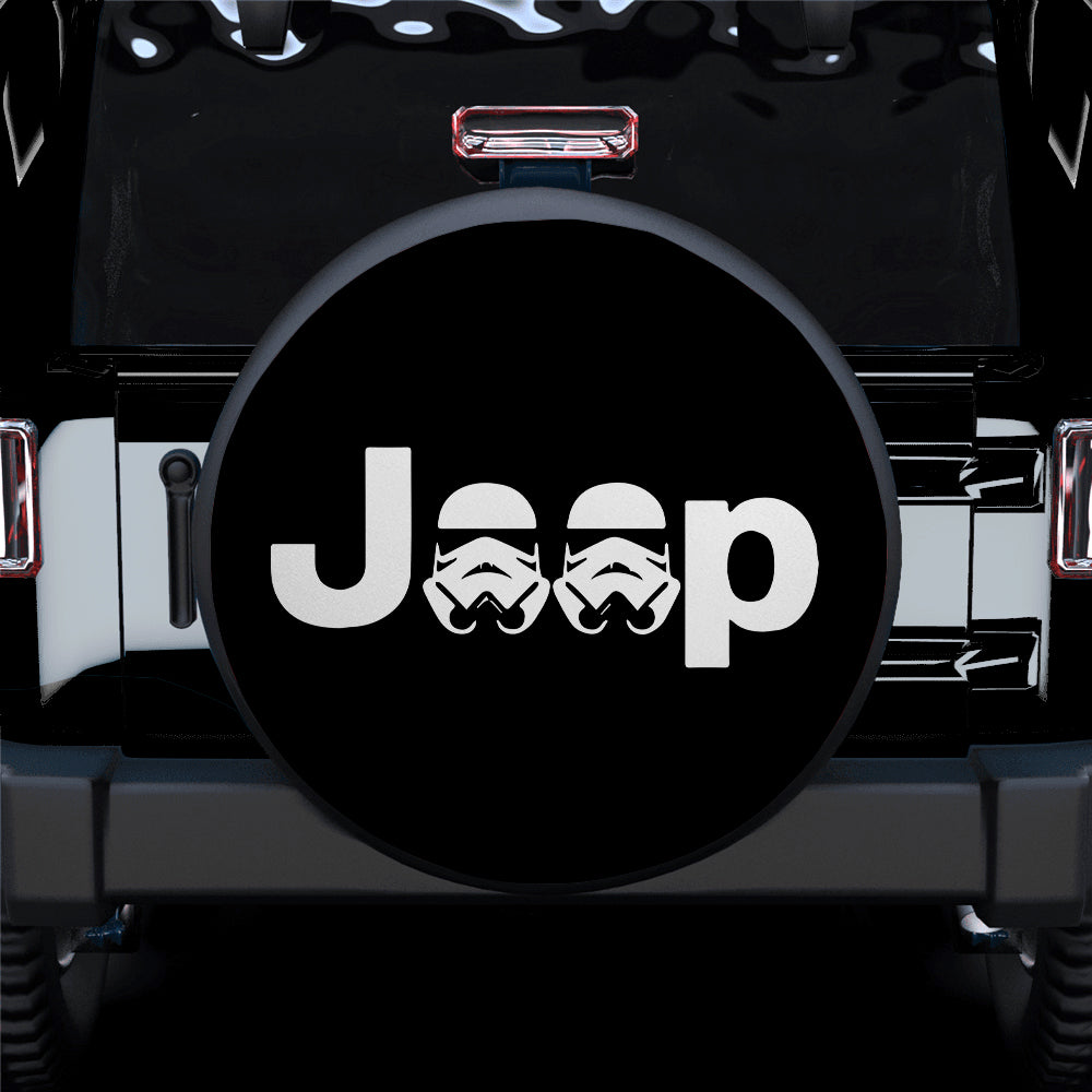 Star Wars Double Stormtrooper Head Jeep Car Spare Tire Cover
