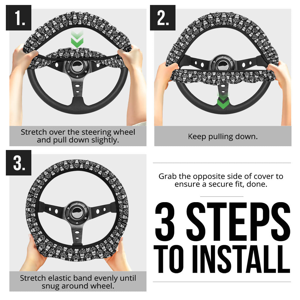 Star Wars Stormtrooper Premium Car Steering Wheel Cover