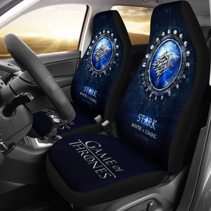 Stark Game Of Thrones Art Car Seat Covers Movies H053120 Universal Fit 072323