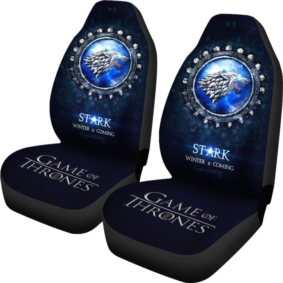 Stark Game Of Thrones Art Car Seat Covers Movies H053120 Universal Fit 072323