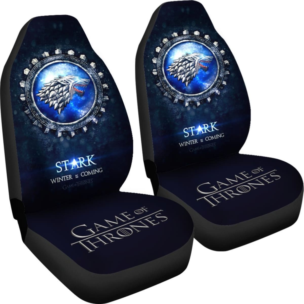 Stark Game Of Thrones Art Car Seat Covers Movies H053120 Universal Fit 072323