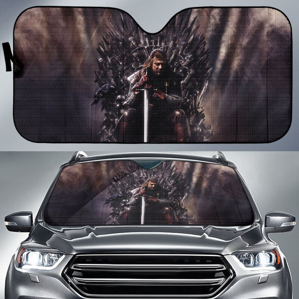 Stark Game Of Thrones Art Car Sun Shades Movies Universal Fit 103530