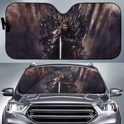 Stark Game Of Thrones Art Car Sun Shades Movies Universal Fit 103530