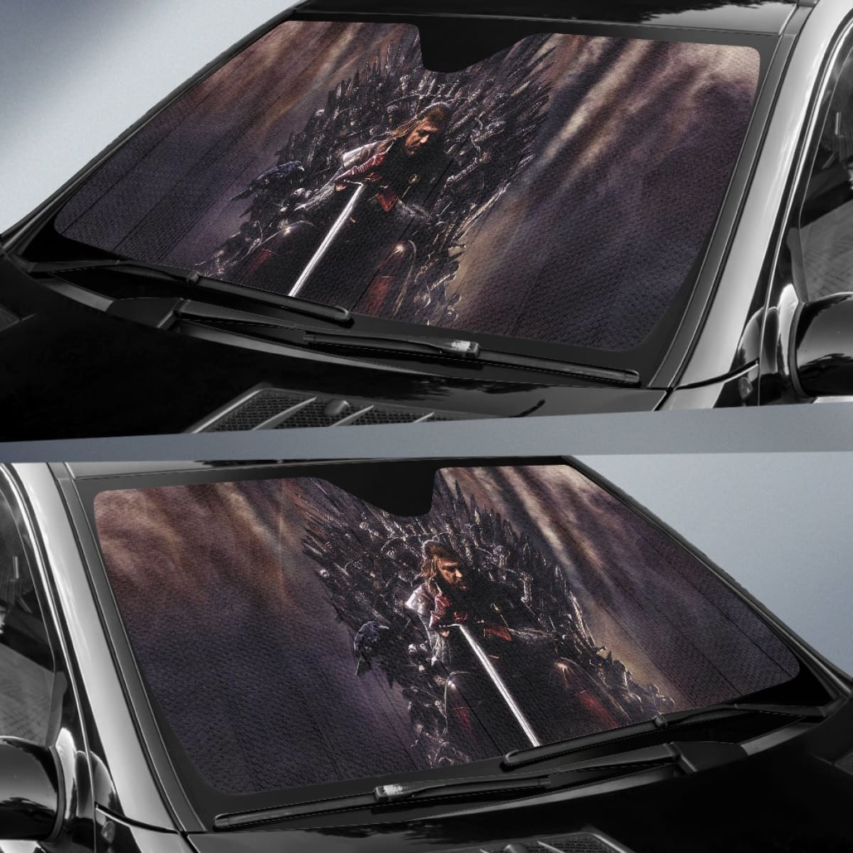 Stark Game Of Thrones Art Car Sun Shades Movies Universal Fit 103530