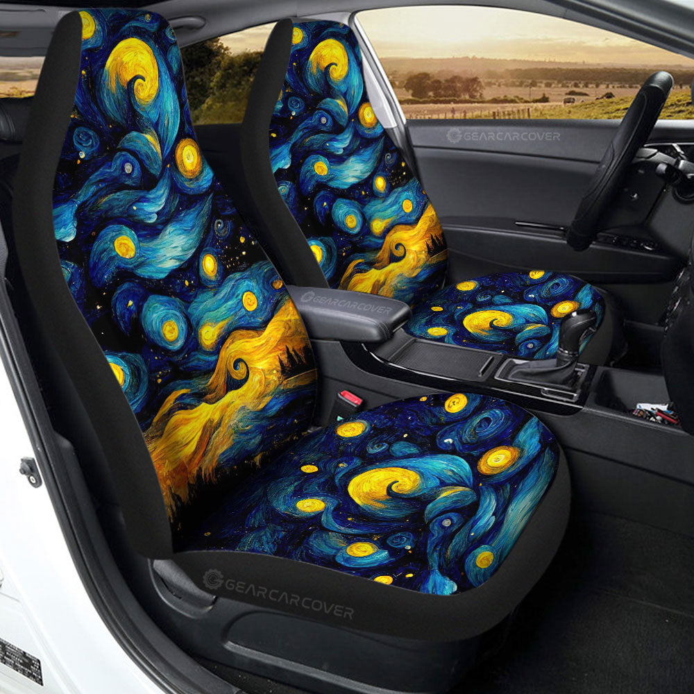 Starry Night Car Seat Covers Custom Car Accessories