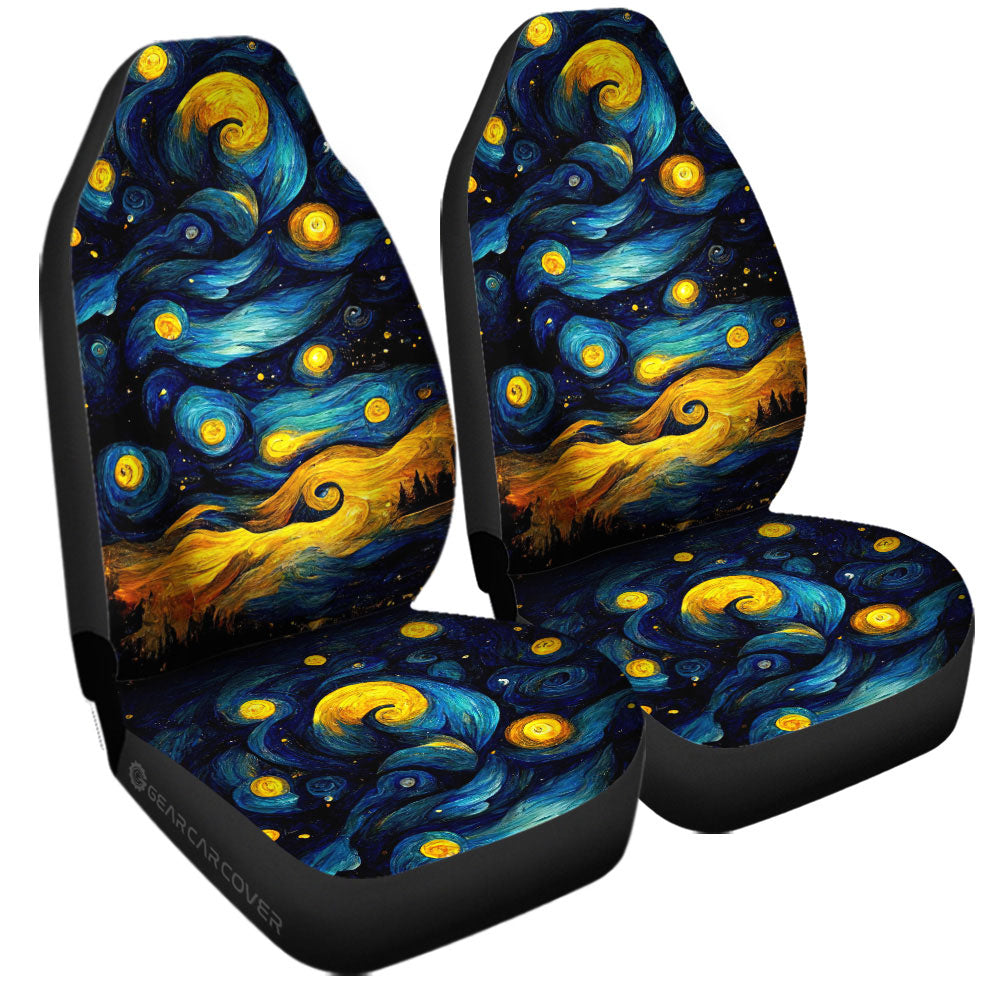 Starry Night Car Seat Covers Custom Car Accessories