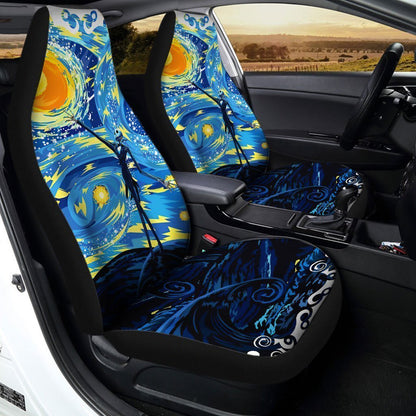 Starry Night Jack Car Seat Covers Custom Car Accessories