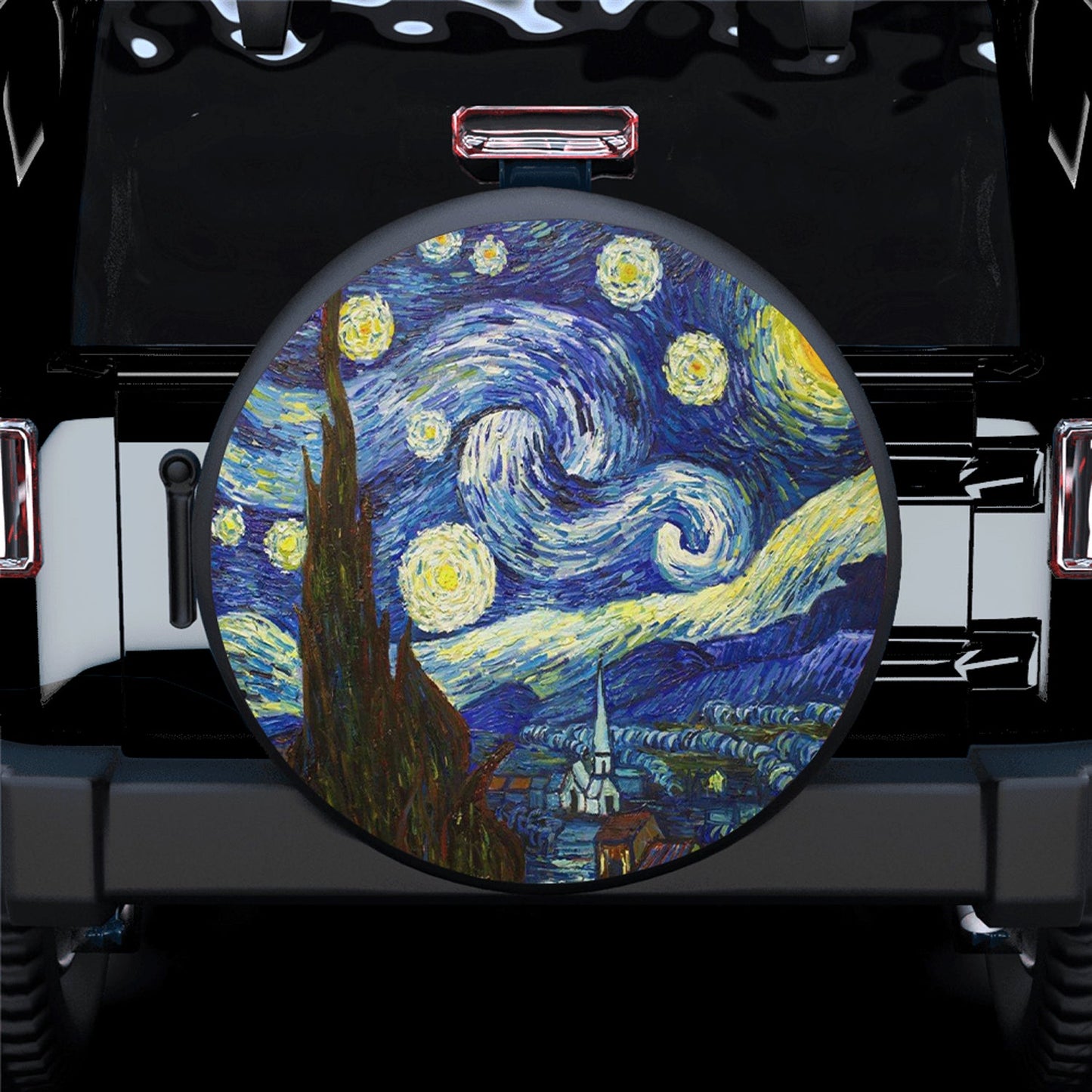 Starry Night Spare Tire Cover