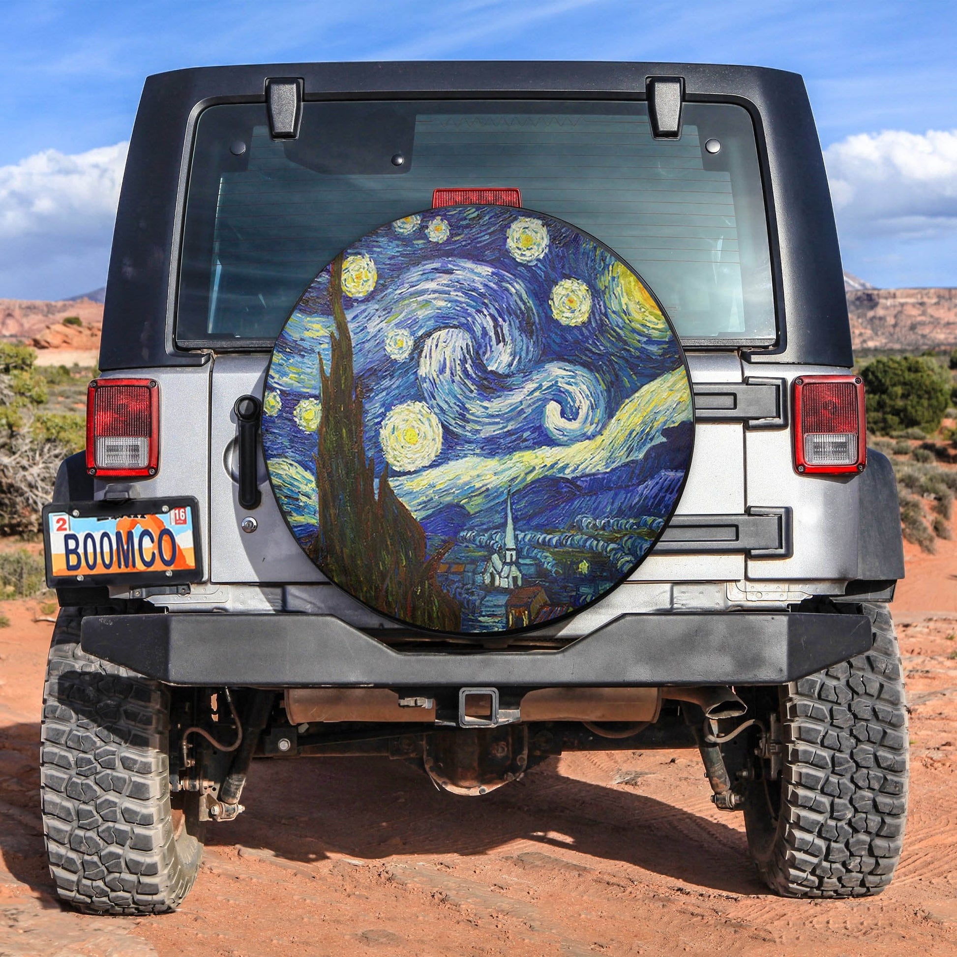 Starry Night Spare Tire Cover