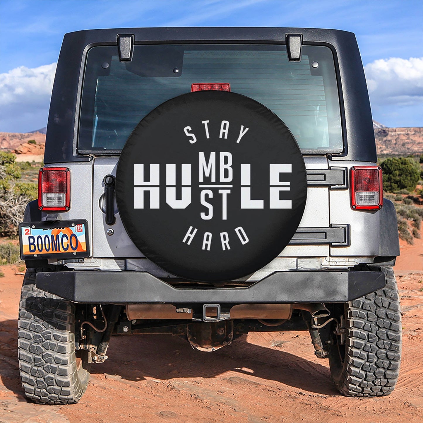 Stay Humble Hustle Hard Car Spare Tire