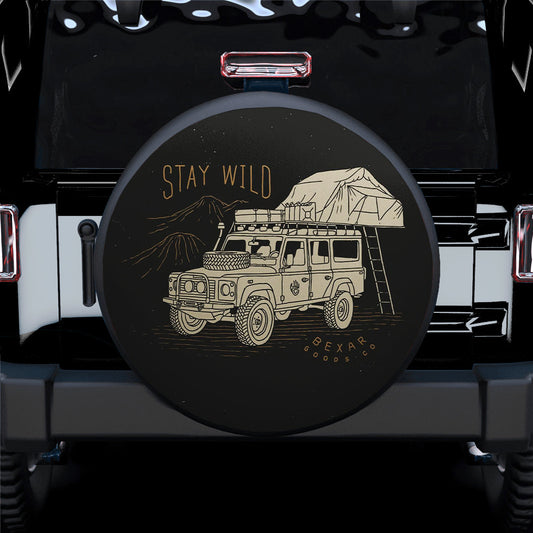 Stay Wild Car Spare Tire Cover