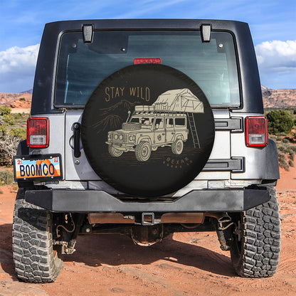 Stay Wild Car Spare Tire Cover