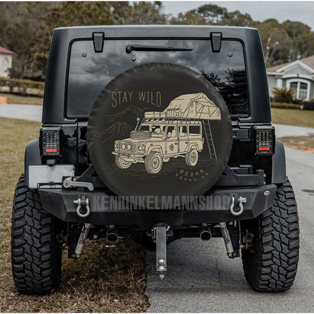 Stay Wild Car Spare Tire Cover
