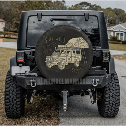 Stay Wild Car Spare Tire Cover
