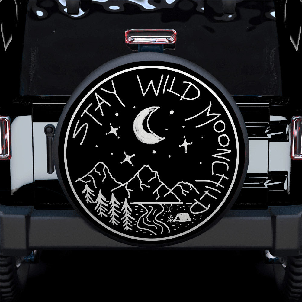 Stay Wild Moon Child Car Spare Tire Cover