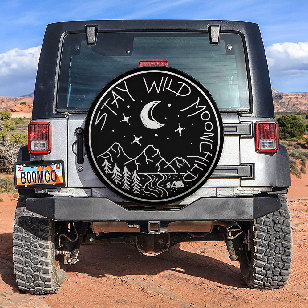 Stay Wild Moon Child Car Spare Tire Cover
