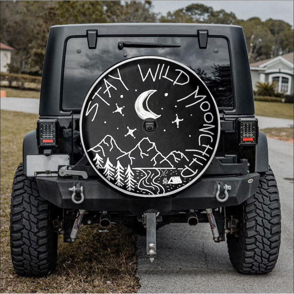 Stay Wild Moon Child Car Spare Tire Cover