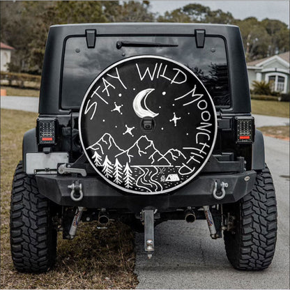 Stay Wild Moon Child Car Spare Tire Cover