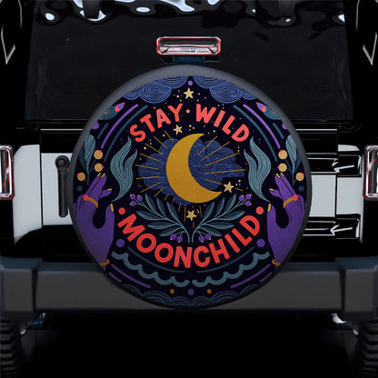 Stay Wild, Moon Child Mystic Car Spare Tire Cover