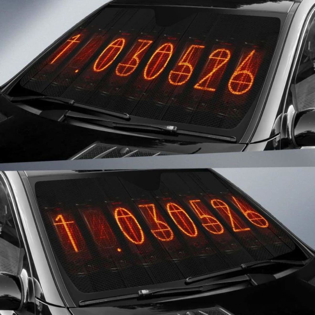 Steins Gate Auto Sun Shade 918b Universal Fit