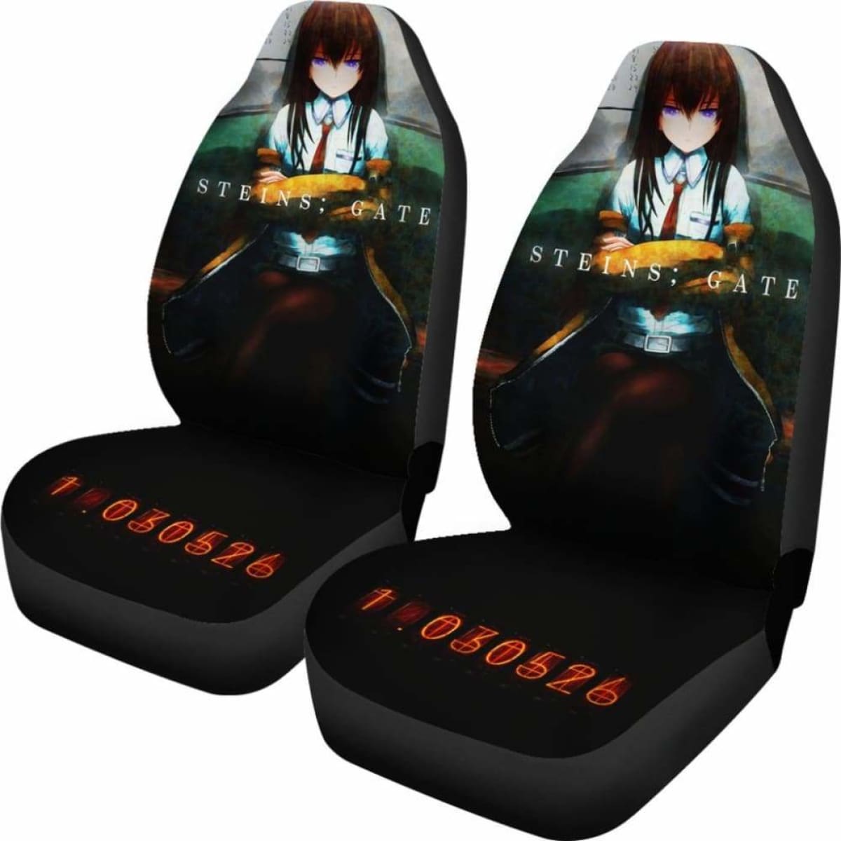 Steins Gate Seat Covers 101719 Universal Fit