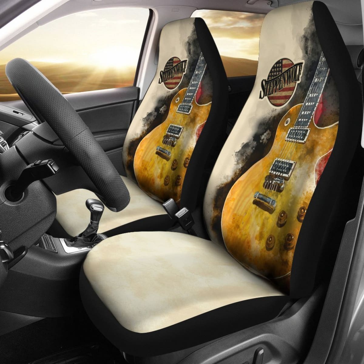 Steppenwolf Car Seat Covers Guitar Rock Band Fan Gift Universal Fit 194801