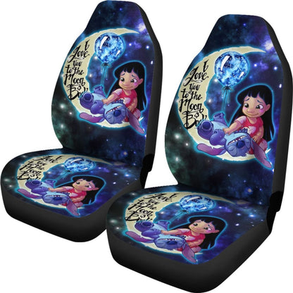 Stich And Lilo Cute Car Seat Covers Cartoon Fan Gift H041420 Universal Fit 084218