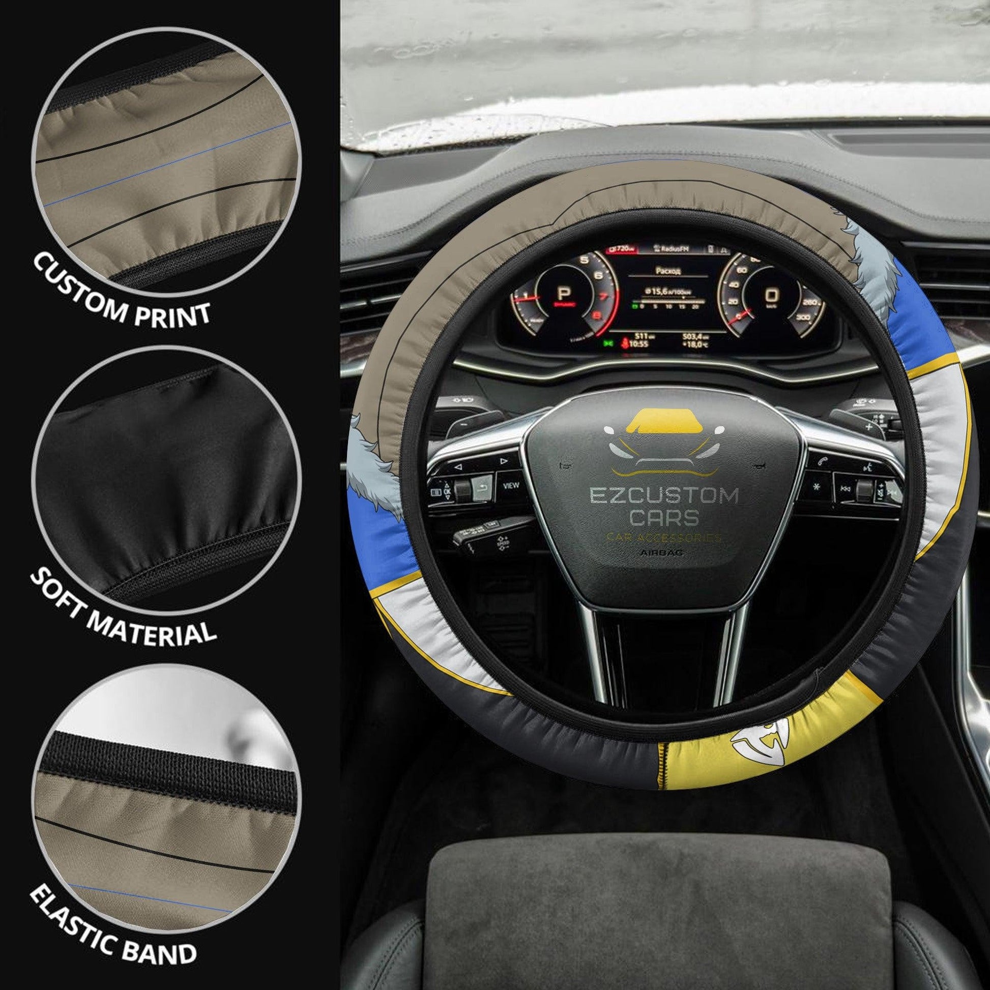 Sting Eucliffe Anime Steering Wheel Cover Fairy Tail