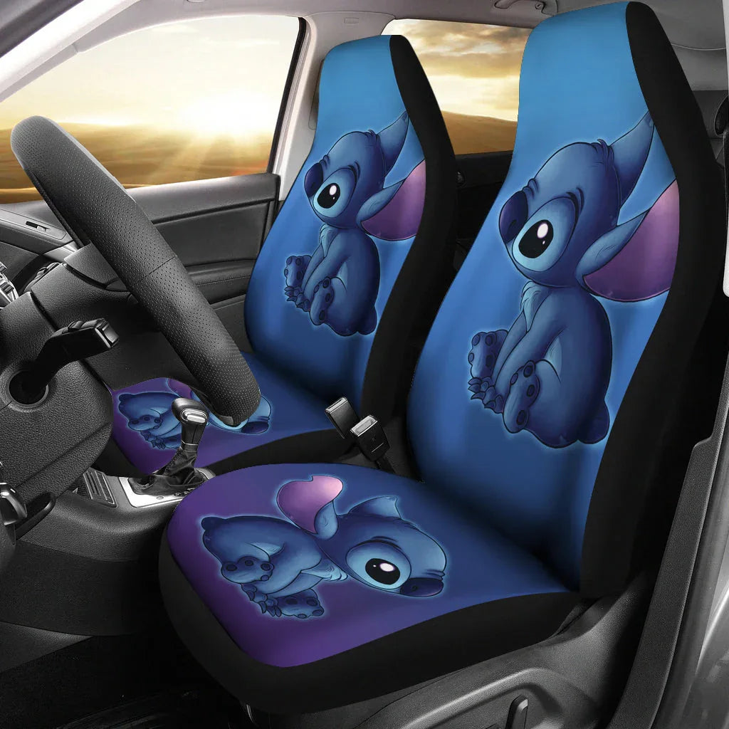 Stitch Car Seat Covers Car Accessories - PersonalizedFury