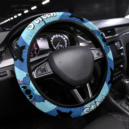 Stitch Car Steering Wheel Cover