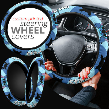 Stitch Car Steering Wheel Cover