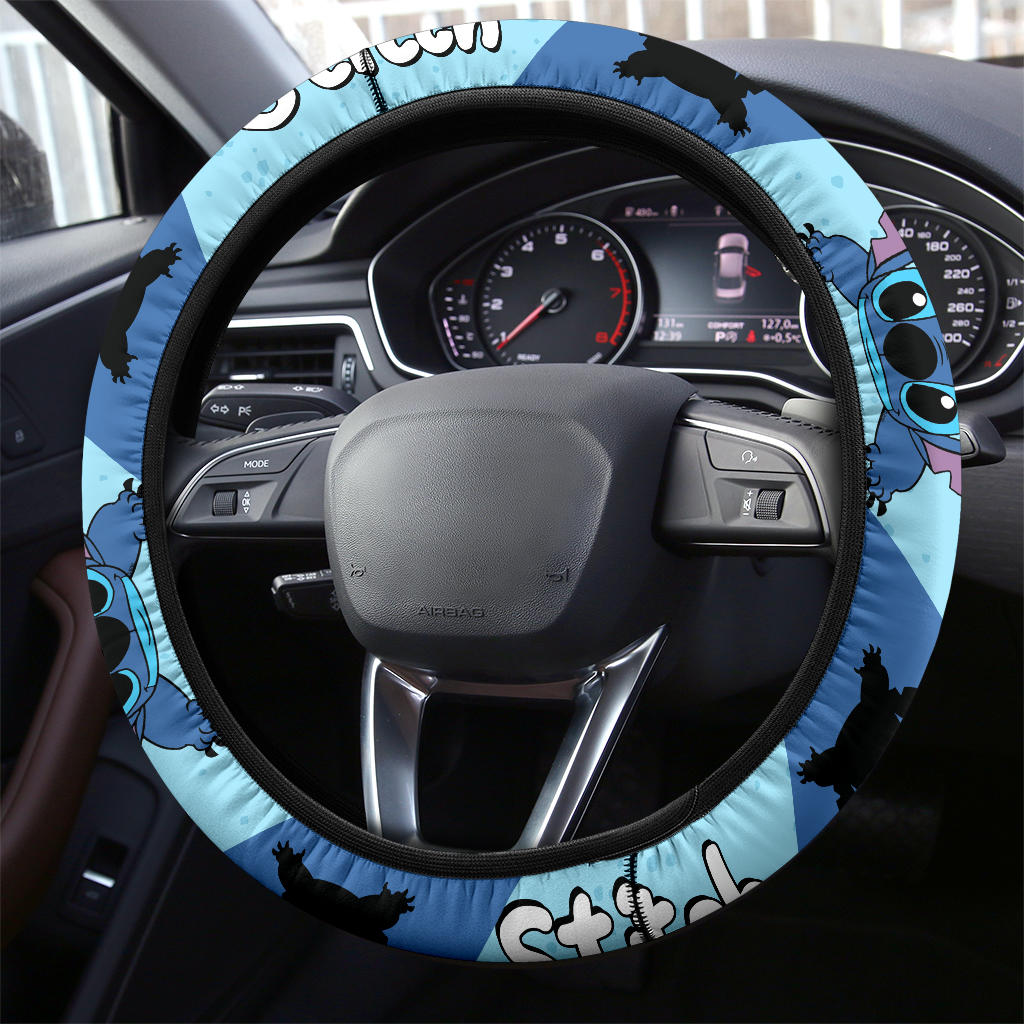 Stitch Car Steering Wheel Cover