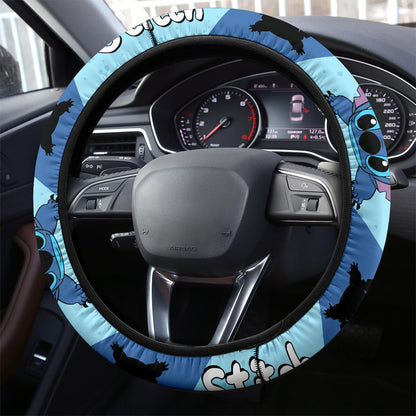 Stitch Car Steering Wheel Cover