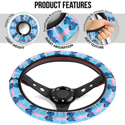 Stitch Custom Car Steering Wheel Cover