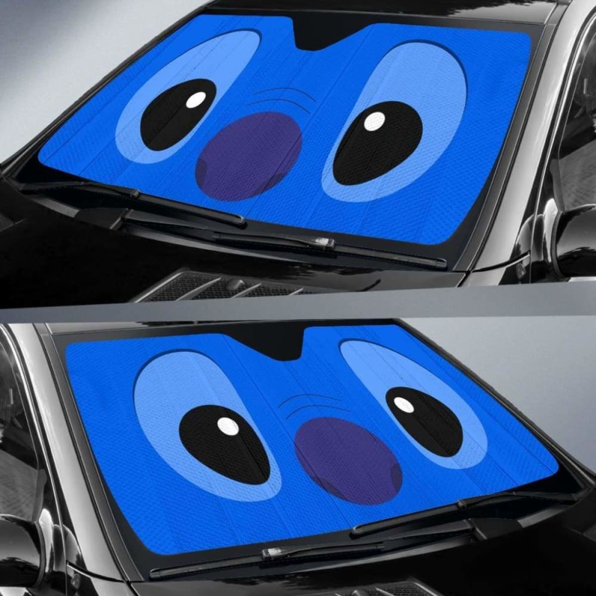 Stitch Cute Auto Sun Shades 918b Universal Fit