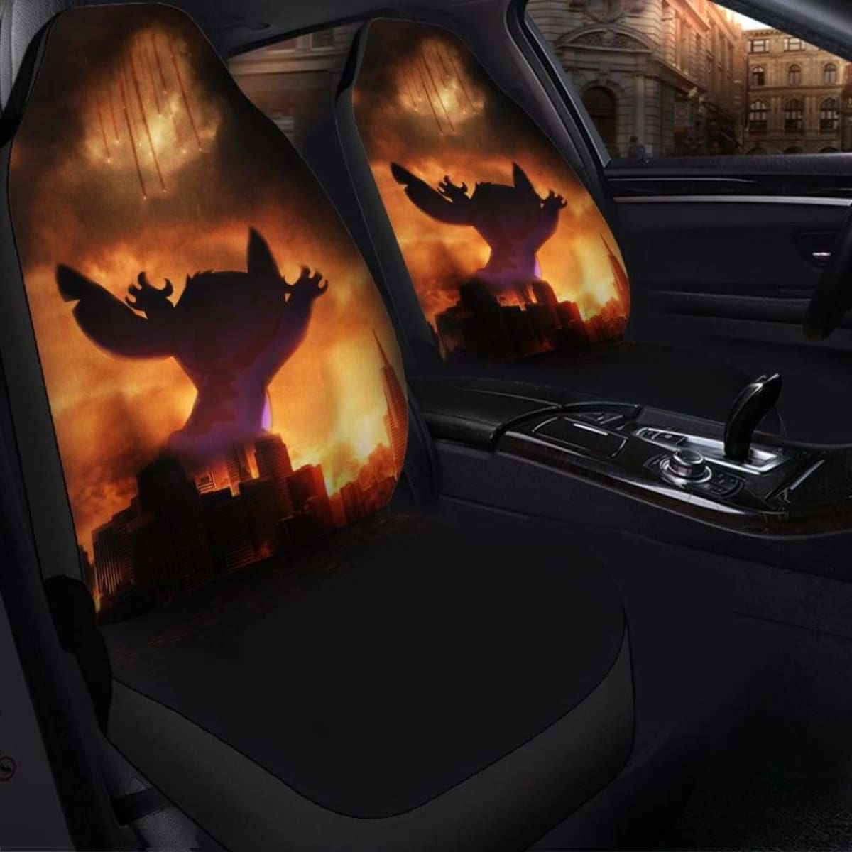Stitch Destroy City Seat Covers 101719 Universal Fit
