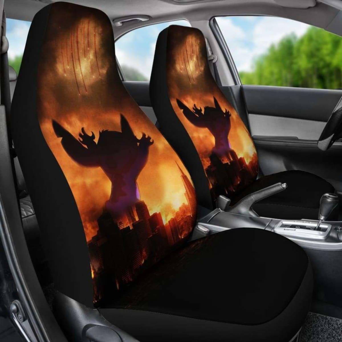 Stitch Destroy City Seat Covers 101719 Universal Fit
