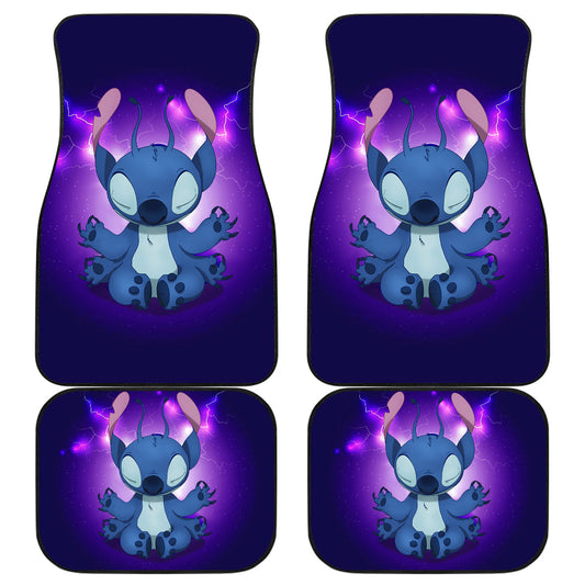 Stitch Do Yoga Funny Custom Premium Car Floor Mats Car Accessories