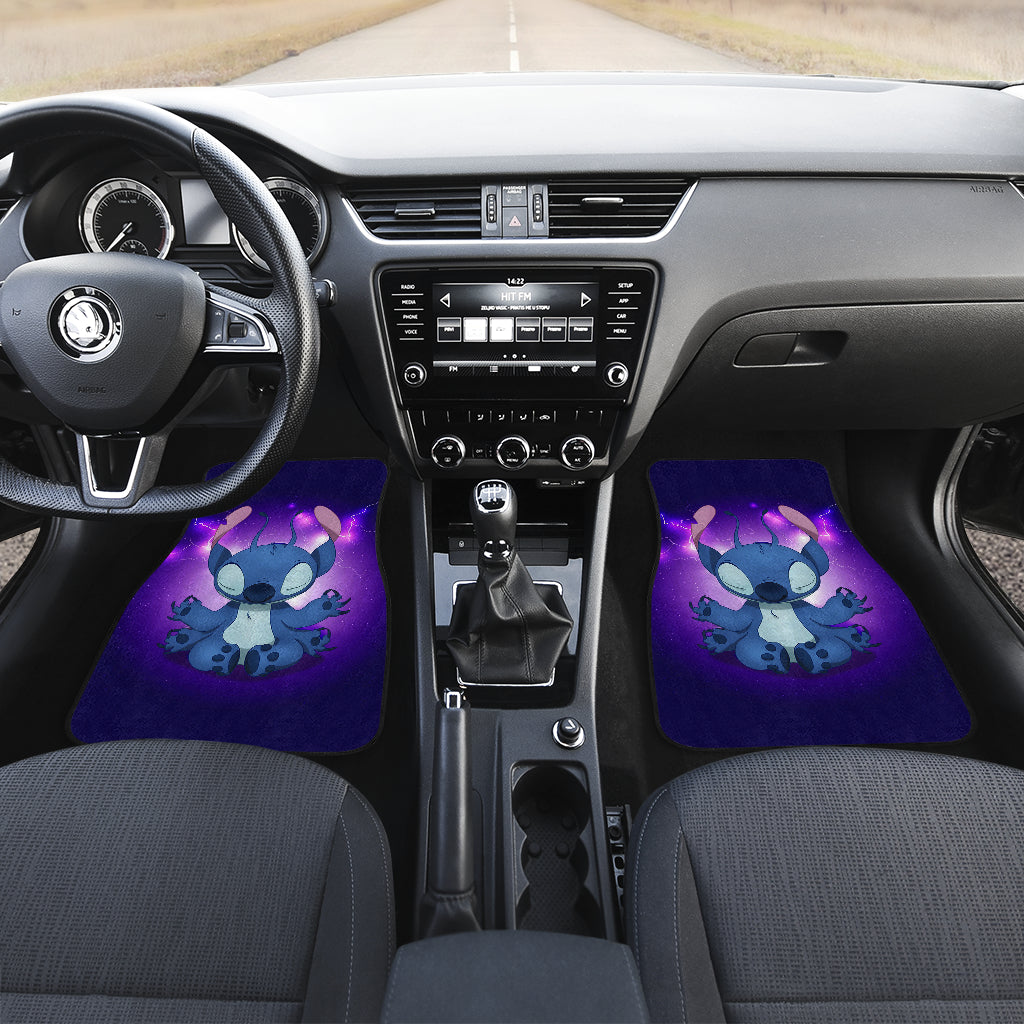 Stitch Do Yoga Funny Custom Premium Car Floor Mats Car Accessories