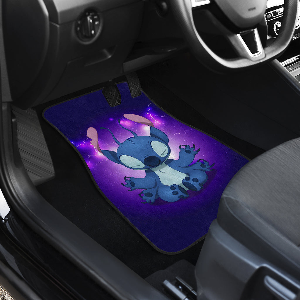 Stitch Do Yoga Funny Custom Premium Car Floor Mats Car Accessories