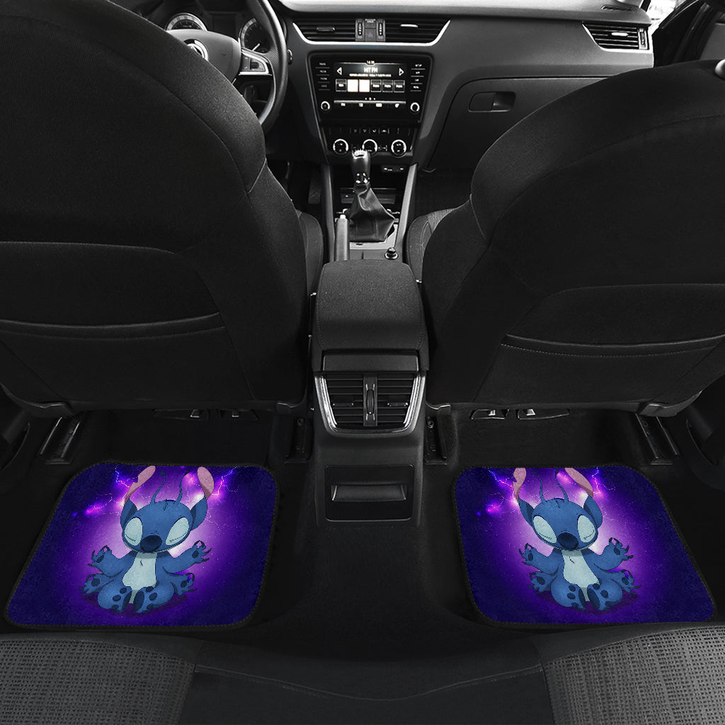 Stitch Do Yoga Funny Custom Premium Car Floor Mats Car Accessories