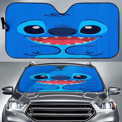 Stitch Face Car Auto Sun Shades Universal Fit 051312