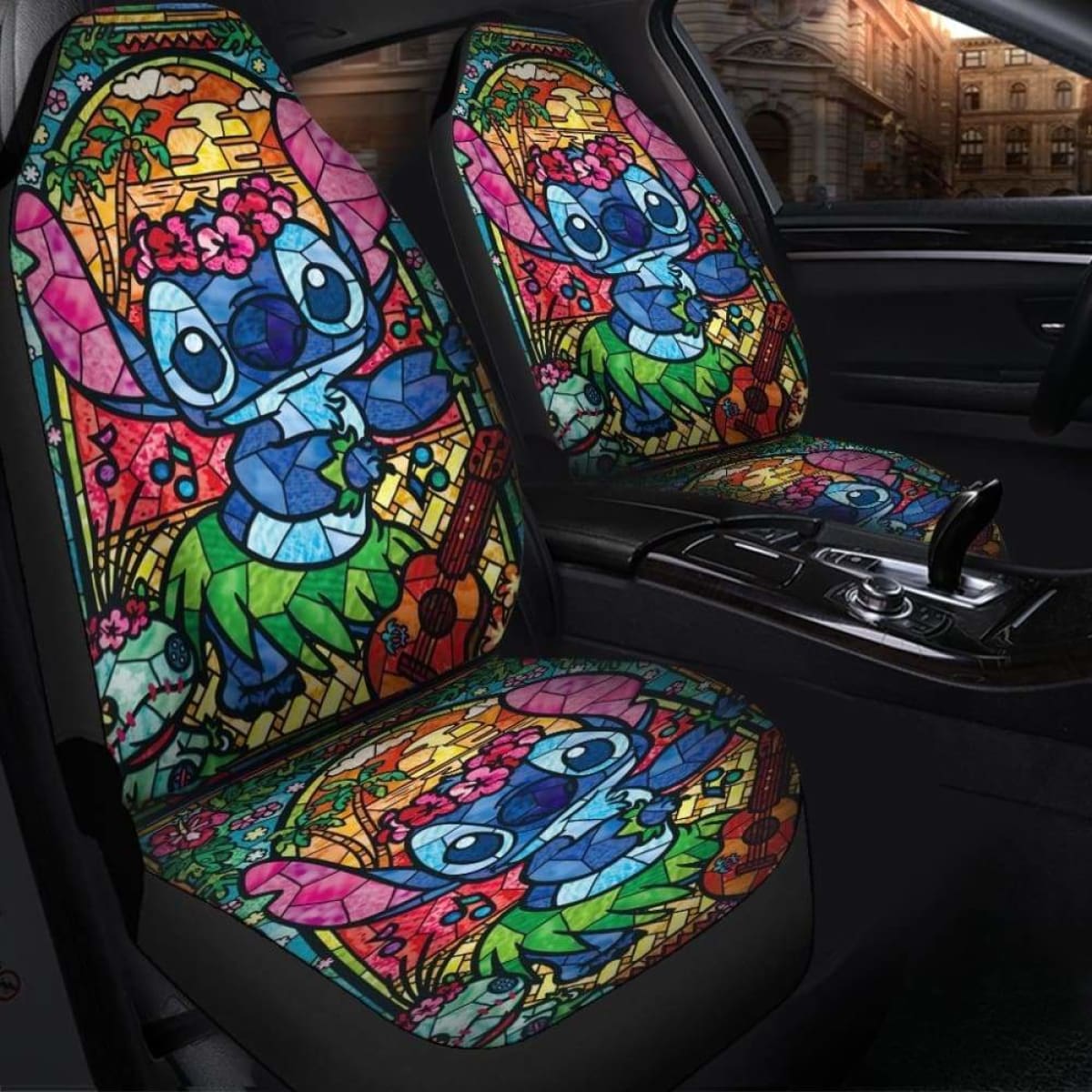 Stitch Glass Seat Covers 101719 Universal Fit