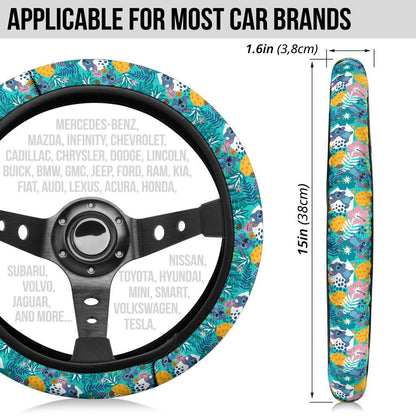 Stitch Hawaii Custom Car Steering Wheel Cover