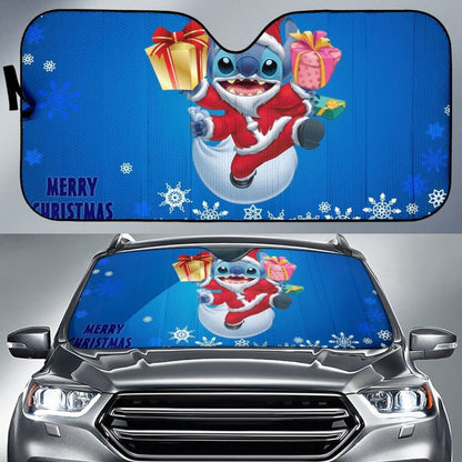 Stitch Santa Claus Christmas Sun Shade amazing best gift ideas 2020 Universal Fit 174503