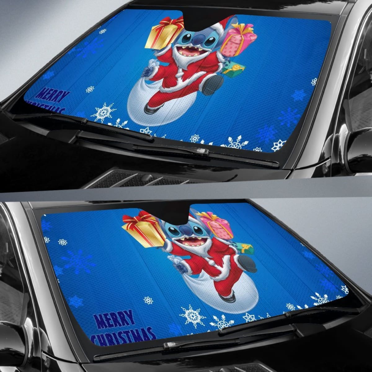Stitch Santa Claus Christmas Sun Shade amazing best gift ideas 2020 Universal Fit 174503