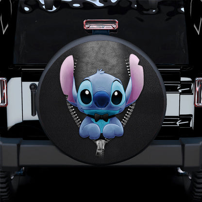 Stitch Wear Bow Zipper Car Spare Tire