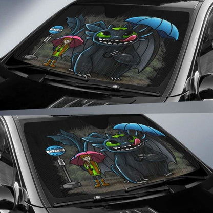 Stitich X Totoro Car Sun Shades 918b Universal Fit