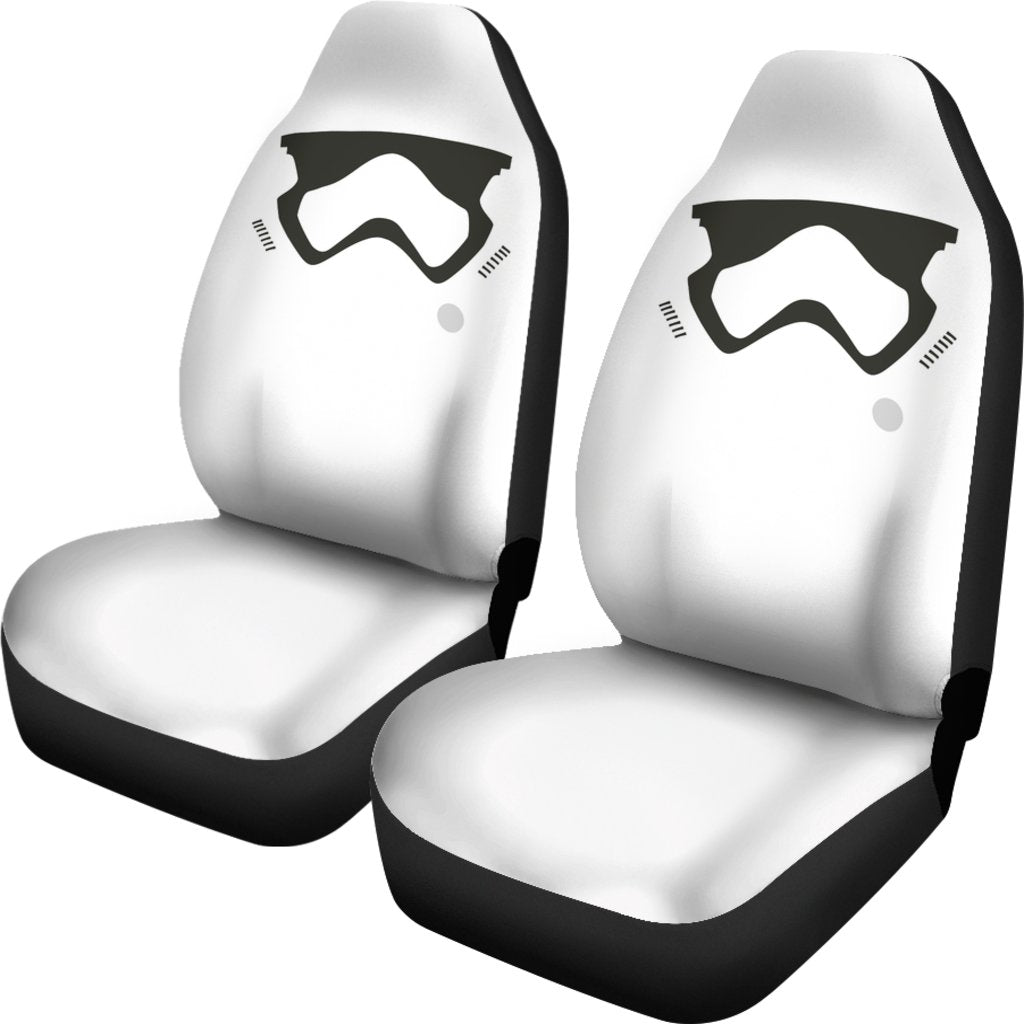 Stormstrooper Face Car Seat Cover