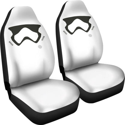 Stormstrooper Face Car Seat Cover